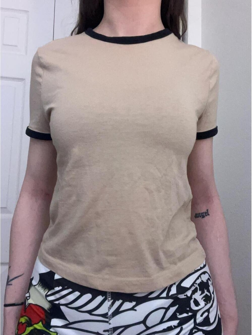 fitted ringer top
